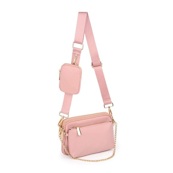Handbags - Small-Crossbody-Bags-for-Women 3 in 1 Multipurpose Shoulder Purse